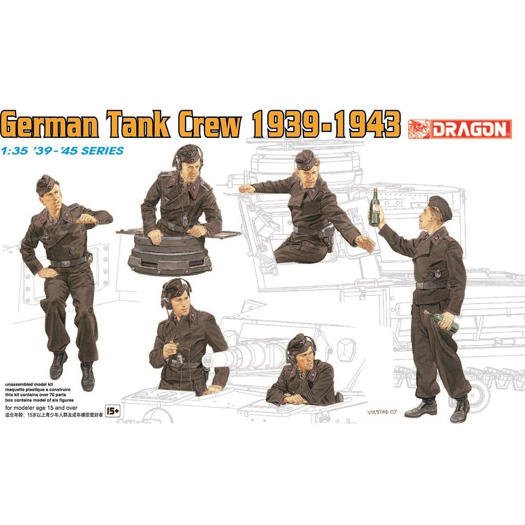 Model Kit Dragon - ドラゴン 6375 1/35 戦車兵 1939-1943 -