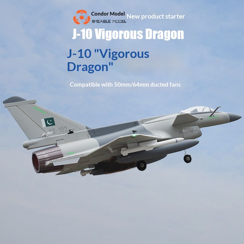Model Kit Dragon - SH-EAGLE MODEL J-10 ヴィゴラスドラゴン RC戦闘機練習機 50mm