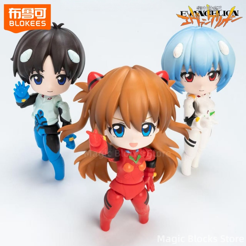 Model Kit Evangelion - BLOKEES 新世紀エヴァンゲリオン ビルディングブロック 奇跡のように接続するEVA組み立て玩具モデル デスクトップ装飾品 ホリデーギフト