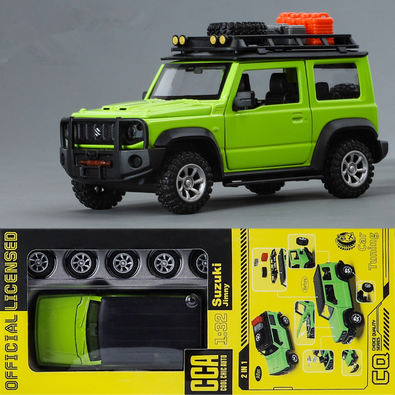 Model Kit Aoshima - Suzuki jimny Suzuki Suzuki Suzuki,1:32モデル,合金,変更された車モデル,金属,オフロード車,シミュレーション玩具,子供向けギフト