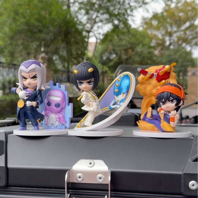 Model Kit Figures - 新しいポップマート ブラインドボックス ジョジョの奇妙な冒険 黄金の風シリーズ クールフィギュア トレンディトイモデル