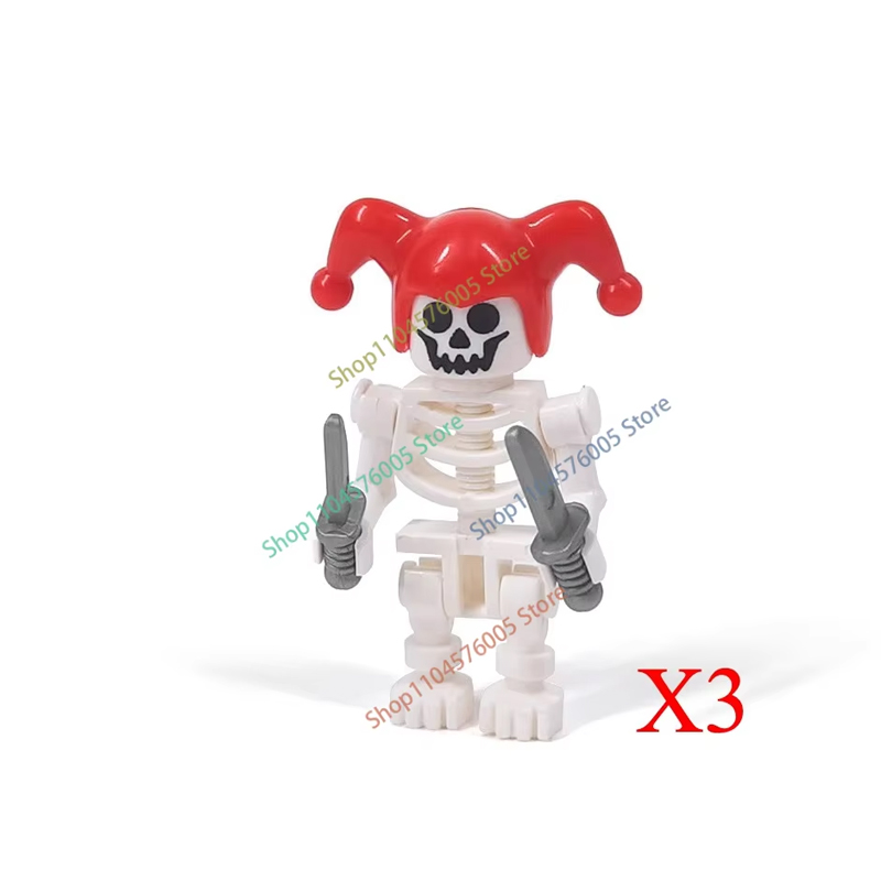 MOC ハロウィンスケルトン軍ミニ人形ビルディングブロック  - Model Kit Horse のレビューと価格