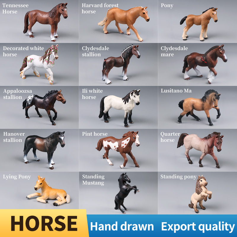 翼のある馬モデルアクションフィギュア - シミュレーション家 - Model Kit Horse のレビューと価格