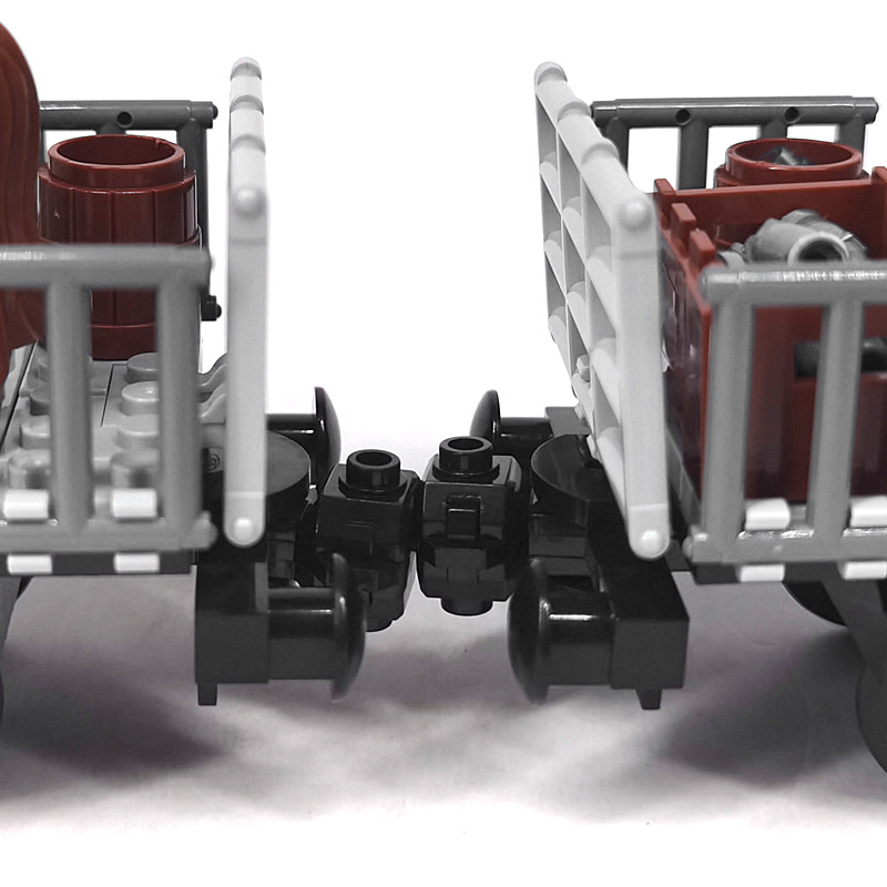 農場MOC動物専用列車車両ビルディングブロック牛羊豚馬輸送車 - Model Kit Horse のレビューと価格