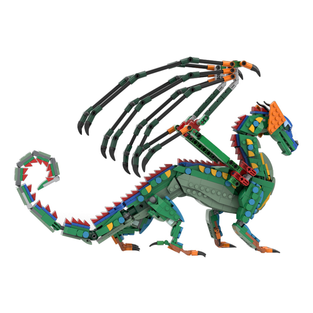 MOC RainWing ビルディングブロックモデルアニメー - Model Kit Dragon のレビューと価格
