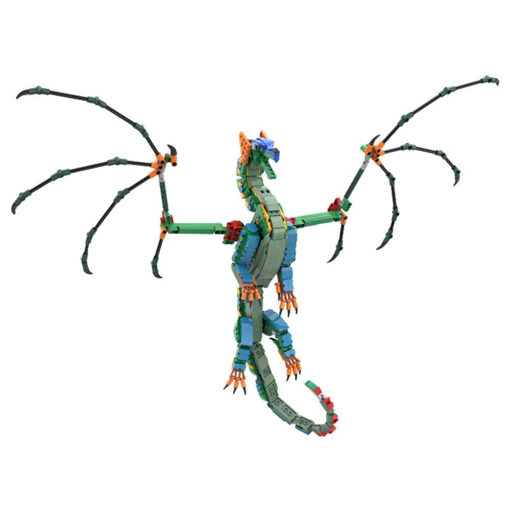MOC RainWing ビルディングブロックモデルアニメー - Model Kit Dragon のレビューと価格