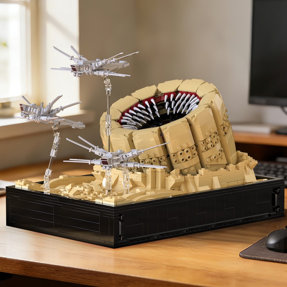1488ピース サンドワーム攻撃 ビルディングセット 巨大砂 - Model Kit Vs Lego のレビューと価格