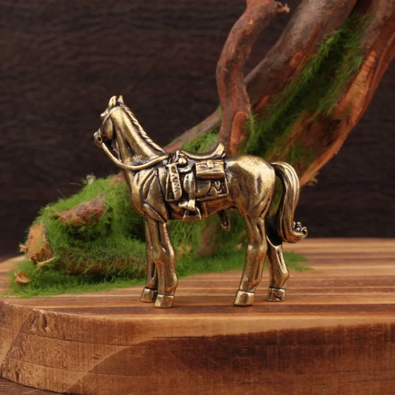 馬の置物、家の装飾品、干支、馬の真鍮像の置物、すぐに金持ちに - Model Kit Horse のレビューと価格