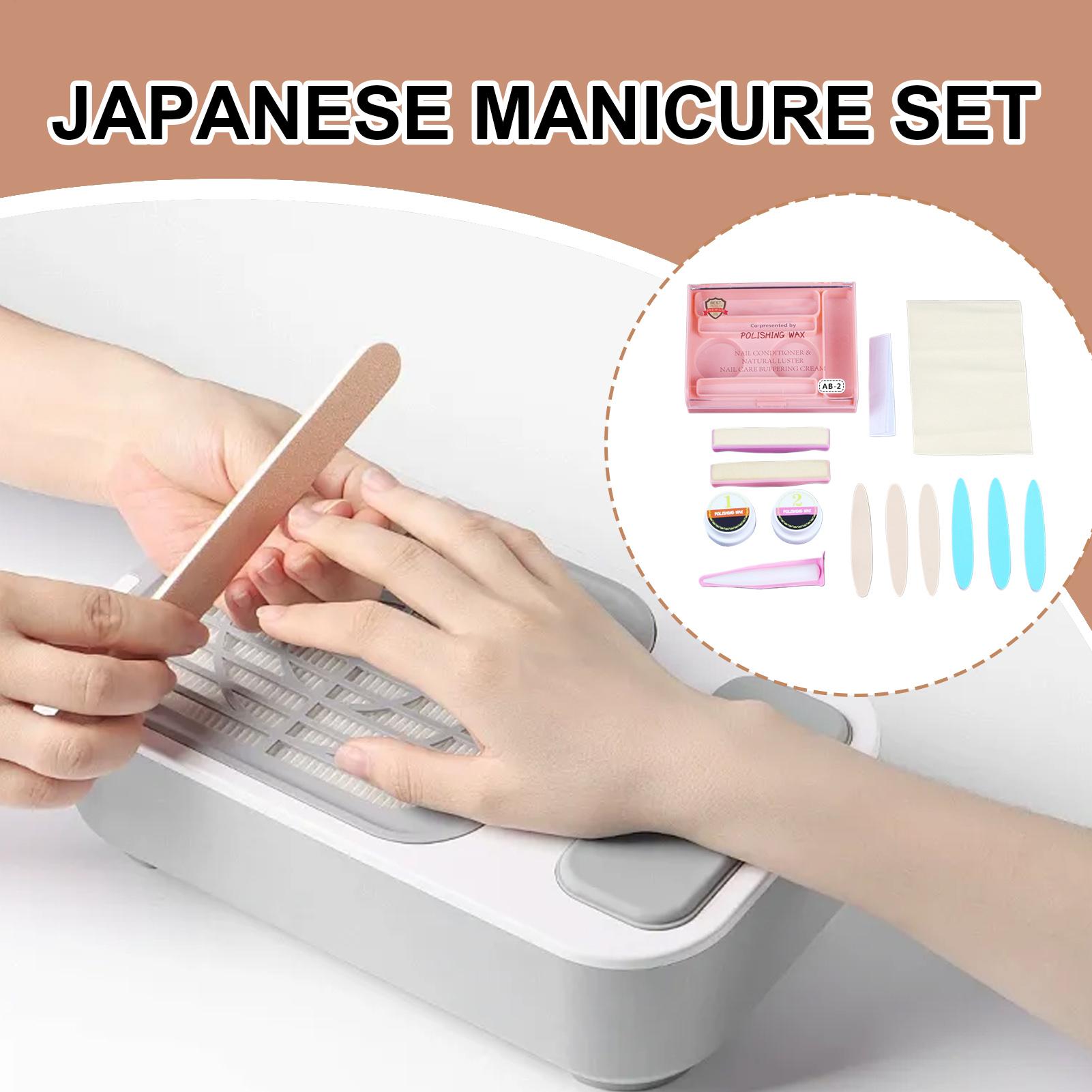 爪磨きワックスツールキット爪栄養補給と強化マニキュアツールバ - Sanding Stick Set のレビューと価格