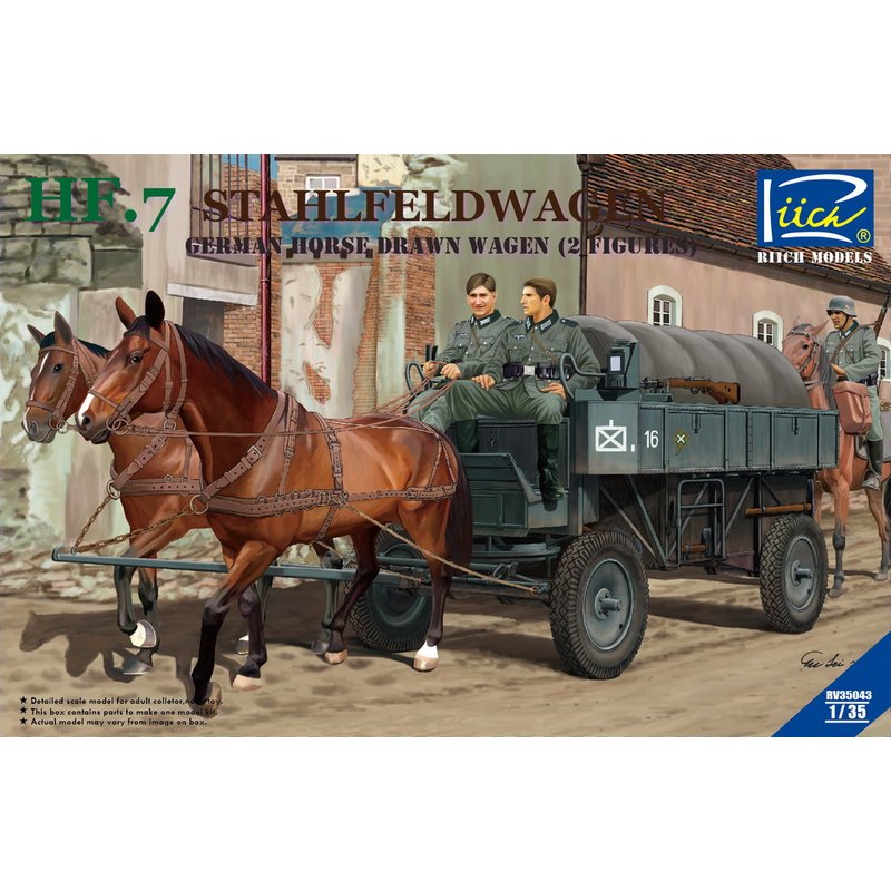 Riich Models RV35043 1/35 HF.7 - Model Kit Horse のレビューと価格