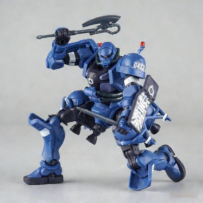 Gquuuuuux 軍事警察ザク Hg 1/144 組み立て - Model Kit Gundam Wing のレビューと価格