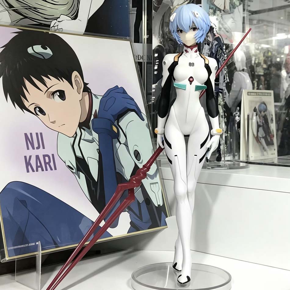 精巧な綾波レイのアクションフィギュア、ロングニウスの槍、エヴ - Model Kit Evangelion のレビューと価格