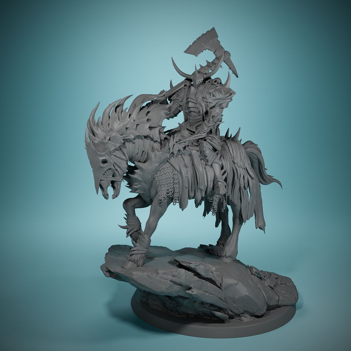 80 ミリメートルダークナイトデスホースボードゲームチェスの - Model Kit Horse のレビューと価格
