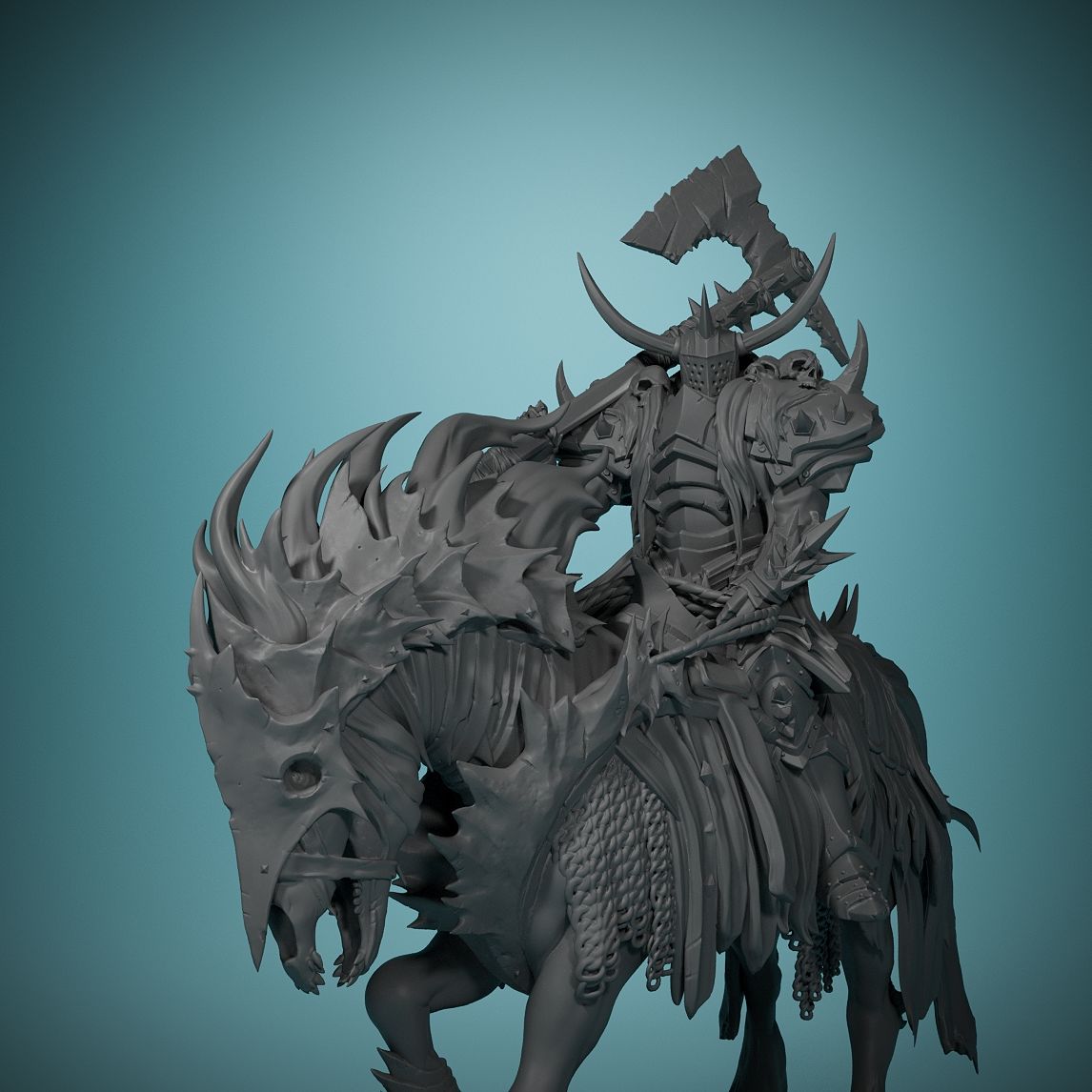 80 ミリメートルダークナイトデスホースボードゲームチェスの - Model Kit Horse のレビューと価格