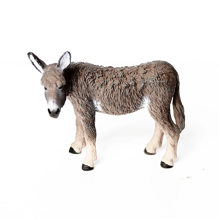 ロバモデルおもちゃ動物フィギュア家畜置物アニメアクションフィ - Model Kit Horse のレビューと価格