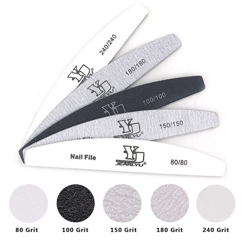5ピース/ロットネイルファイルミックスカラーリマ80/100 - Sanding Stick Set のレビューと価格