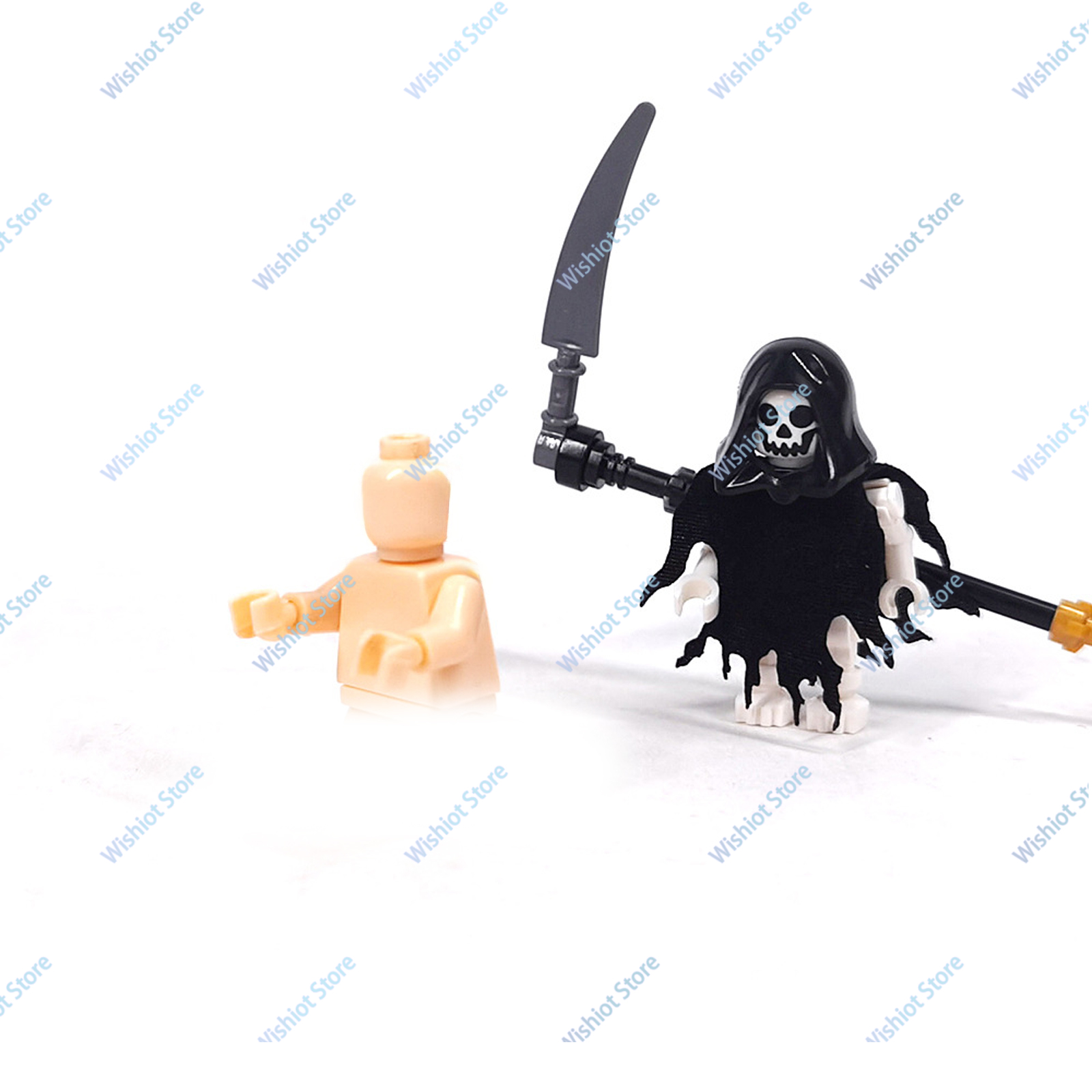 MOC ハロウィンシーンスケルトン軍ミニ人形ゴースト炎馬ビル - Model Kit Horse のレビューと価格