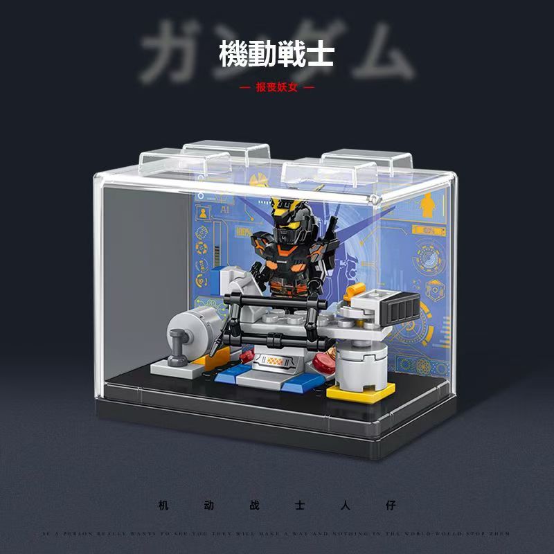 アニメゲーム周辺玩具 組み立てブロック 組み立て玩具 ザク  - Model Kit Gundam Wing のレビューと価格