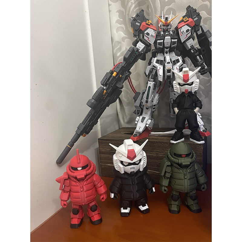 Yigeモデル Qバージョン ザク RX-0 3Dプリントモ - Model Kit Gundam Wing のレビューと価格