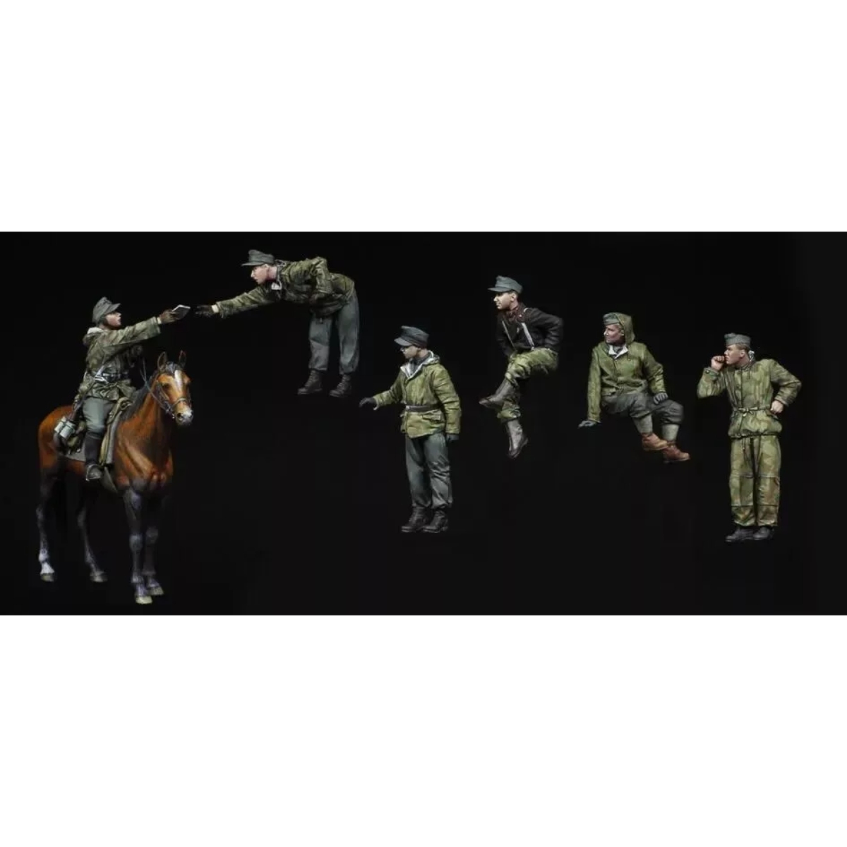 1/35 レジン兵士モデル GK ミリタリーテーマ (6 フ - Model Kit Horse のレビューと価格