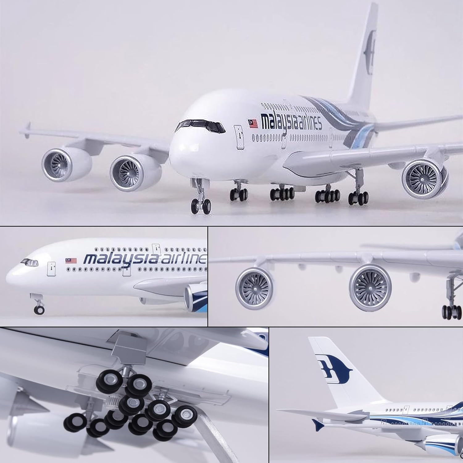 1:160 スケールマレーシア航空 A380 金属飛行機モデ - Model Kit Ixchel のレビューと価格
